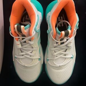 adidas White and Orange Shoes never worn